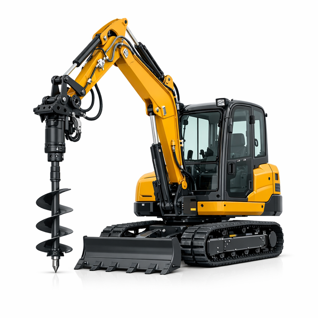 Mini-Pelle Pré-Équipée Tarière 1,8T