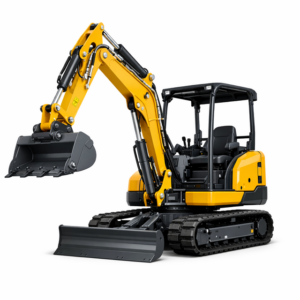 Mini-Pelle Avec Godet Curage Inclinable 1,5T