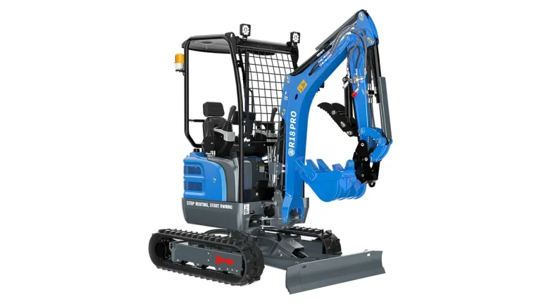 Mini-pelle Rippa R18, alternative aux mini-pelles Kubota