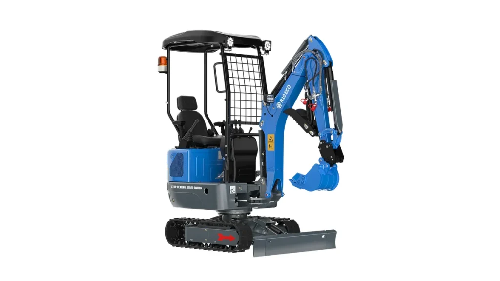 Mini-pelle Rippa R10, alternative à la mini-pelle Scheppach EXC1400